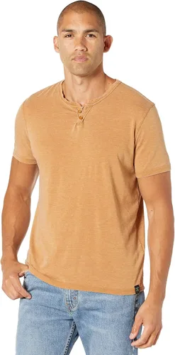 Vista 26 de Lucky Brand Venice Burnout - Camiseta de cuello con muesca y dos botones para hombre