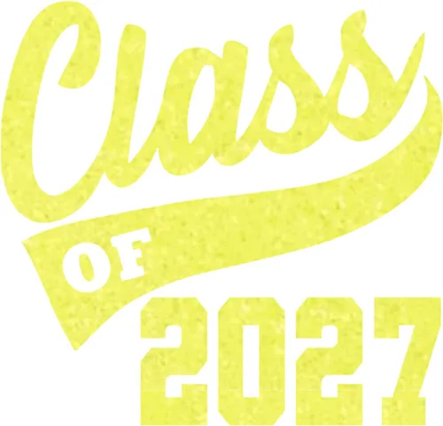Vista 22 de Adhesivo de graduación para planchar en la clase de 2027, calcomanía para camiseta de secundaria, parche de graduación HTV para graduados