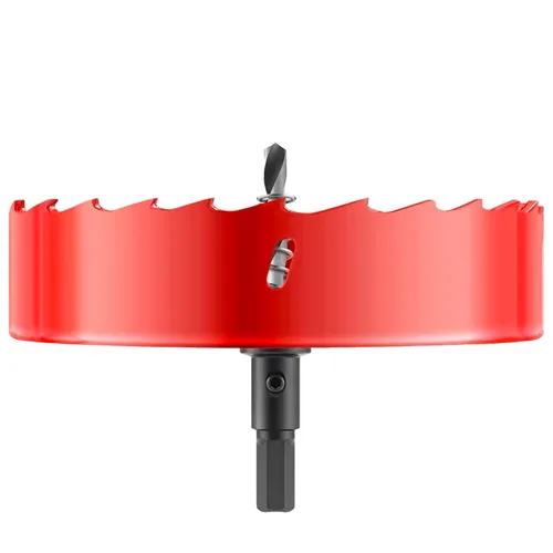 Vista 20 de Taladro de sierra de agujero de 1"/25 mm HSS bimetálica para madera, plástico y aluminio, herramienta de taladro eléctrico para perforar tablas