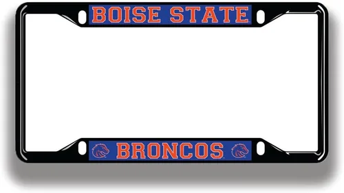 Vista 21 de Elite Fan Shop Marco de Matrícula con Licencia NCAA Negro