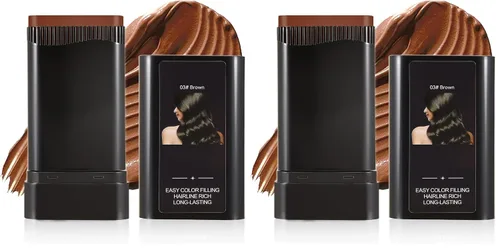 Vista 13 de Barra de retoque de cabello, barra de cubierta de cabello gris instantáneo, peine integrado para mezcla sin costuras, corrector crema, cubierta