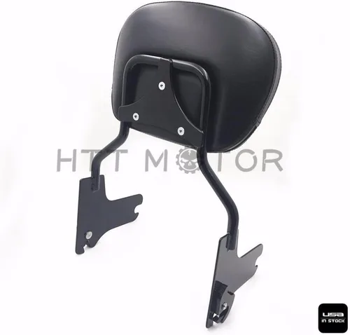 Vista 3 de SBB06- Respaldo vertical para pasajero Sissy Bar compatible con Harley Touring Street Glide 1997-2008