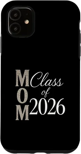 Vista 8 de MOM Class of 2026 - Graduate Proud Parent Case for iPhone 16