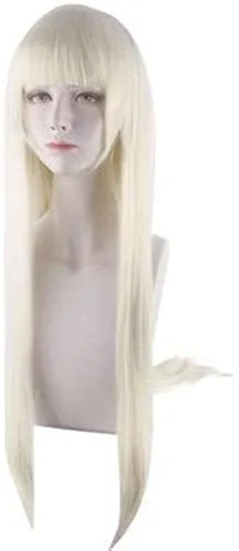 Vista 3 de Anime cosplay wigs Kakegurui Yomoduki Runa Golden cosplay