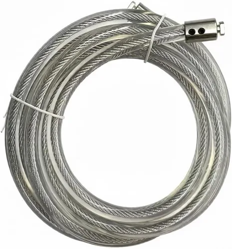 Vista 10 de eplacement Cable for Weighted Jump Rope, 2lb Stainless Steel Wire with polyvinyl chloride Coating for Heavy Jump Ropes.14mm Thick in Different long