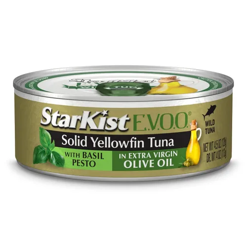 Vista 12 de StarKist E.V.O.O. Atún Blanco Sólido Albacore en Aceite de Oliva Virgen Extra, 4.5 Oz, Paquete de 12