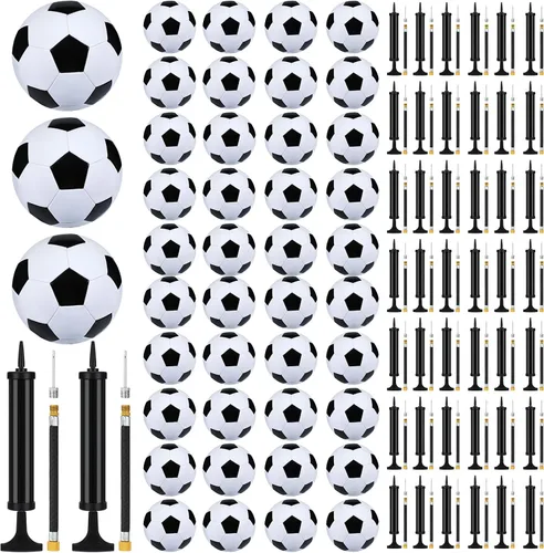 Vista 9 de Leyndo Regalos de Operación de Navidad Incluyen Balones de Fútbol Desinflados Tamaño 5 con Bombas al Por Mayor con Agujas para Adultos Regalos