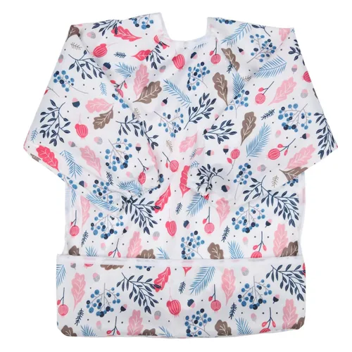 Vista 31 de Babero Camisa de manga larga con bolsillo para bebés de 1 a 3 años (Animal Forest)