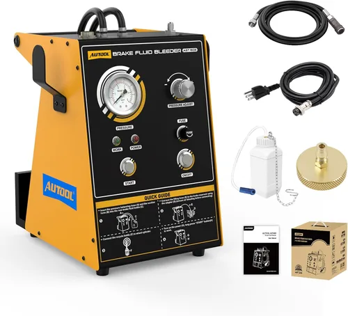 Vista 10 de AUTOOL Kit de purga de cilindro maestro, 20 adaptadores de purga de presión