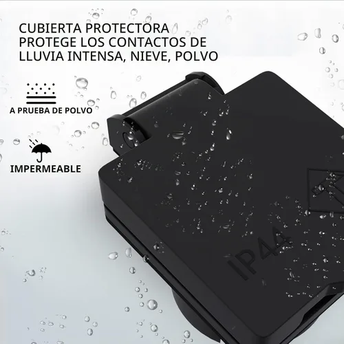 Vista 6 de STARELO Receptáculo de bloqueo de 30 amperios para generador NEMA L6-30R con cubierta, 250 voltios, 2 polos, 3 cables, resistente a la intemperie