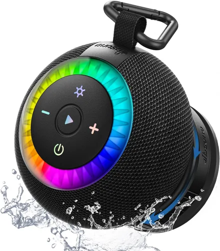 Vista 10 de Bluetooth Shower Speaker IPX7 Waterproof: Removable Suction Cup, Blue Azul