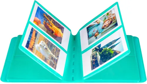 Vista 4 de Ablus - Álbum de fotos con 64 bolsillos para fotos instantáneas de cámaras Fujifilm Instax Mini 7s 8 8+ 9 25 26 50s 70 90 y letrero, pequeño