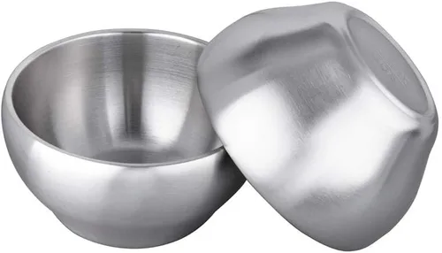 Vista 4 de IMEEA Tazón Aislado para Helado de 15 oz de Pared Doble de Acero Inoxidable SUS304 para Sopa, Cereal, Juego de 2