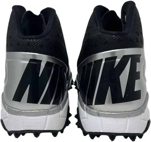 Vista 5 de Nike Alpha Menace Pro 2 D - Botines de fútbol para hombre, color negroblanco, talla 7M de EE. UU