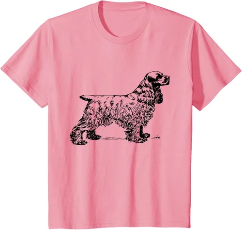 Vista 19 de Cocker Spaniel - Camiseta para perro Cocker Spaniel, gris, S Asfalto