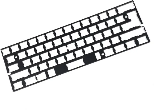 Vista 6 de YMDK Placa de aluminio anodizado universal de posicionamiento placa placa soporte ISO ANSI para GH60 PCB 60% teclado DIY