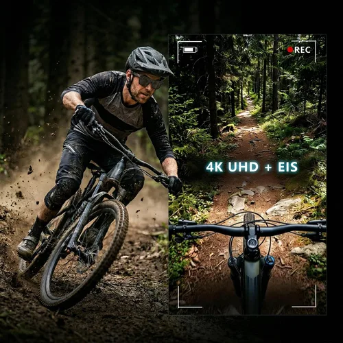 Vista 6 de Lentes inteligentes Ai 2026 para hombres y mujeres, gafas de cámara HD 4K de 8 MP, batería de 410 mAh, admite grabación de fotos/videos/audio