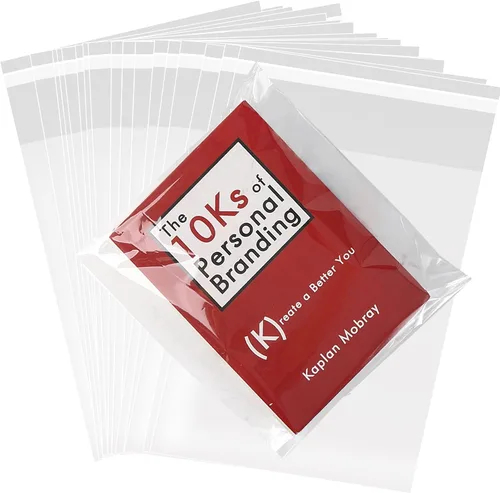 Vista 29 de 50 piezas de bolsas de celofán transparentes de 10" x 13" con cierre autoadhesivo, bolsas de polietileno resellables de 2,8 mils, bolsas OPP