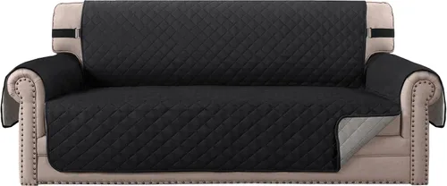 Vista 33 de MIFXIN Funda reversible para sofá, impermeable, antideslizante, lavable, con correa elástica, protector de muebles para mascotas, perros y niños