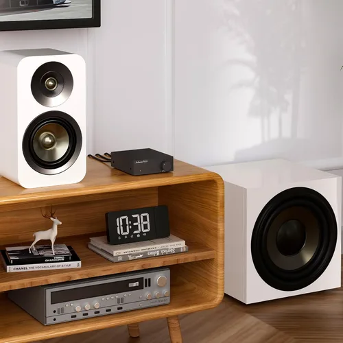 Vista 9 de Nobsound Mini amplificador de subwoofer mono: amplificador de alta fidelidad de 100 W con TPA3116 y filtro de paso bajo para cine en casa, agitador