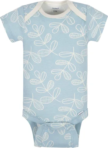 Vista 5 de Grow by Gerber baby-girls 5-pack Short-sleeve Onesies Bodysuits