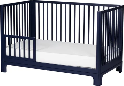 Vista 8 de Little Seeds Posey - Cuna convertible 4 en 1, color azul oscuro