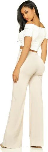 Vista 4 de Cemi Ceri - Pantalones de vestir de cintura alta para mujer