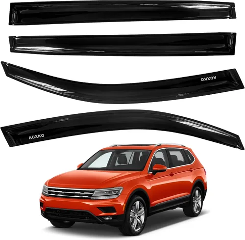 Vista 44 de AUXKO Protectores de lluvia para BMW X3 2018-2024 2025, 4 piezas de accesorios para viseras de ventilación de ventana, protector de lluvia con cinta
