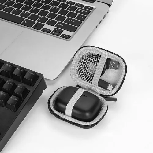 Vista 3 de Geekria Shield - Carcasa rígida para JBL Vibe Beam 2/Buds 2, Tune Flex