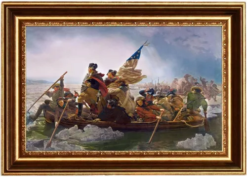 Vista 9 de ELITEART - Washington Crossing the Delaware por Emanuel Gottlieb Leutze Reproducción de pintura al óleo Giclée Wall Art Impresiones en lienzo Lona