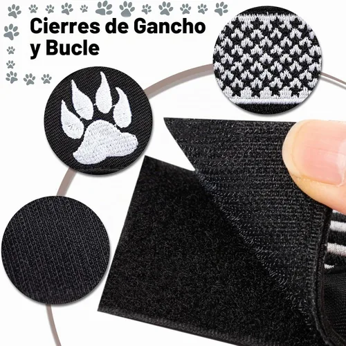 Vista 2 de 10 parches para perros de servicio bordados para chalecos para perros