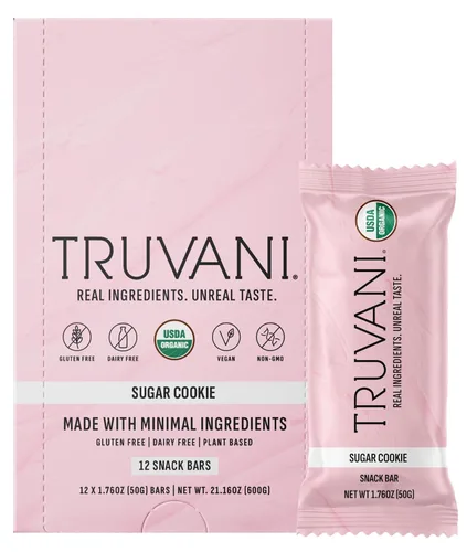Vista 32 de Truvani - Barras de aperitivos a base de plantas Variedad Paquete de 12