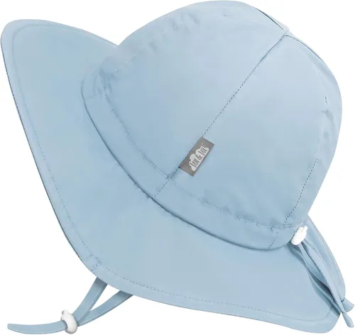 Vista 31 de JAN & JUL Sombrero de sol de algodón UPF 50+ con ala ancha para niñas pequeñas