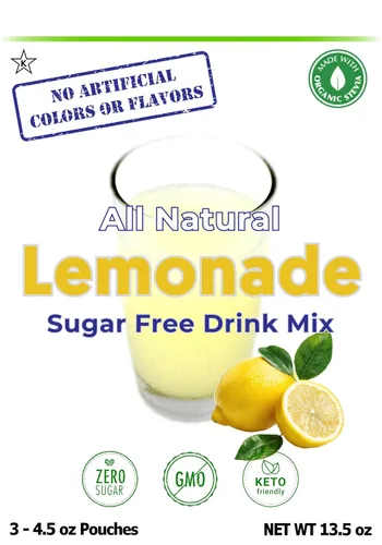Vista 3 de GramZero Mezcla de bebida totalmente natural sin azúcar, sin azúcar, cero calorías, ideal para té cargado de club de nutrición, endulzado con stevia