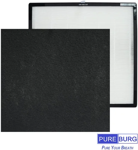 Vista 4 de PUREBURG AK46000 - Juego de filtros de repuesto compatibles con Oreck Air Response Small WK16000 Purificador de aire tipo B1, paquete de 2