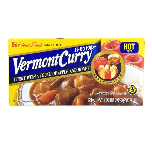 Vista 3 de House Foods Vermont Curry Hot 8.11 oz (230g)
