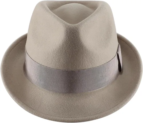 Vista 61 de Home Prefer Sombrero de invierno de fieltro de lana para hombre Sombrero de ala corta Fedora