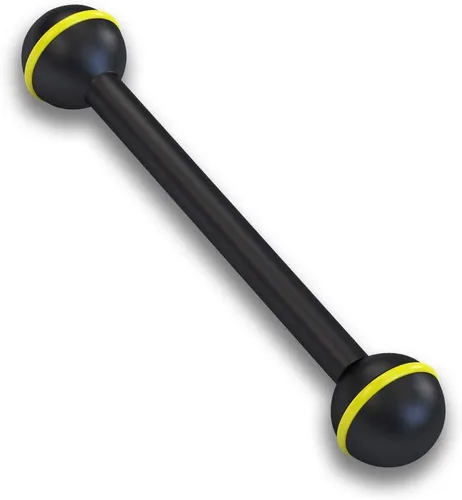 Vista 4 de Brazo de bola doble de 5 "/12,7 cm, aleación de aluminio, brazo de extensión de cabeza de bola, conector de sistema de iluminación subacuática