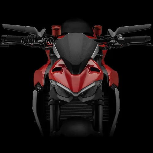 Vista 5 de Espejos retrovisores universales para motocicleta, montaje en manillar para Ducati Streetfighter V4 S V4S STREETFIGHTER V2 motocicleta espejos