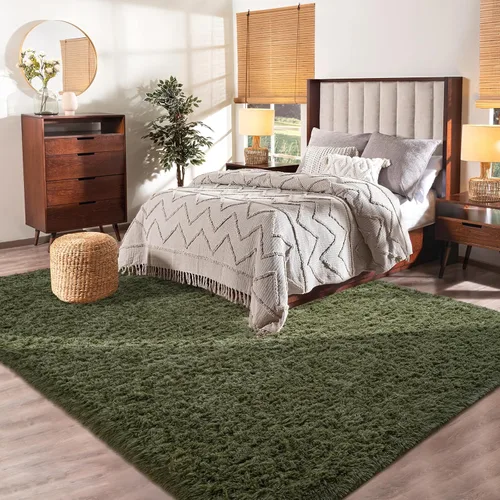 Vista 251 de Softlife Alfombra naranja para dormitorio, alfombra de felpa esponjosa para sala de estar para niñas, alfombra lanuda para niños, alfombra suave