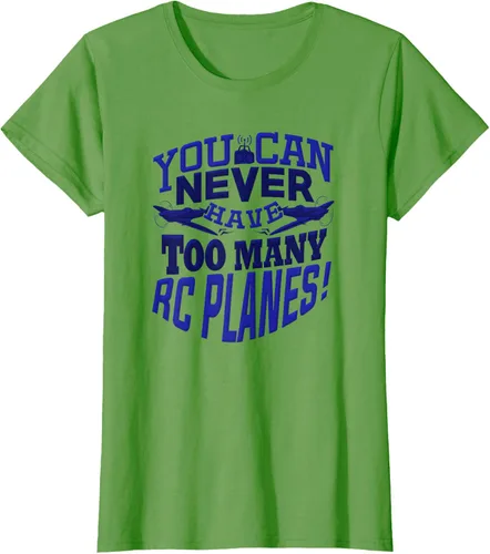 Vista 4 de RC Plane You Can Never Have Too Many RC Aviones Hobby Lover - Camiseta, gris, S