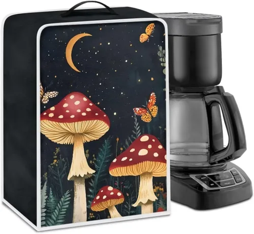 Vista 54 de Cubiertas antipolvo para máquina de café cruzado con bandera estadounidense, para mezclador, máquina de jugo, mantiene la cocina y la oficina