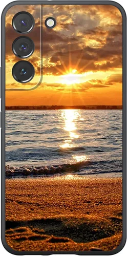 Vista 14 de Funda para Samsung Galaxy S20 5G - Funda de teléfono con diseño de puesta de sol de playa, TPU con absorción de golpes