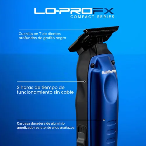 Vista 4 de BaBylissPRO Recortadoras LO-PROFX compactas de alto rendimiento para hombre
