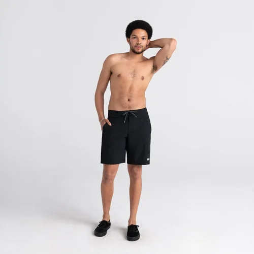 Vista 3 de Saxx Betawave 2N1 Boardie - Pantalones cortos de natación para hombre con soporte de bolsa, pantalones cortos con forro de malla y bolsillos