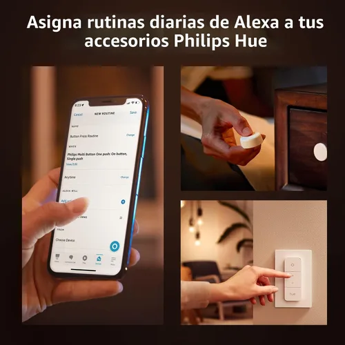 Vista 8 de Philips Hue Sensor de movimiento – Exclusivamente para luces inteligentes Philips Hue – Requiere Hue Bridge – Instalación fácil y sin cables