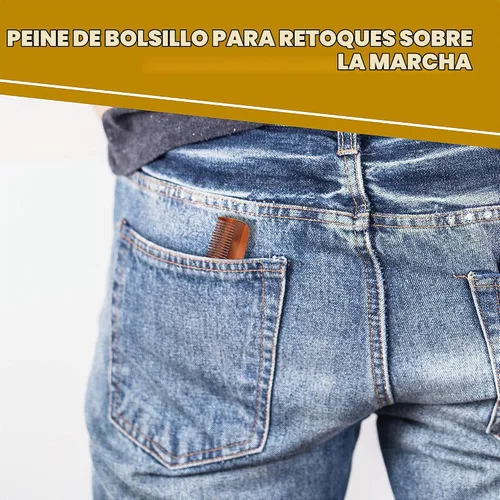 Vista 6 de Wahl Peine de bolsillo hecho a mano para barba, bigote y cabello