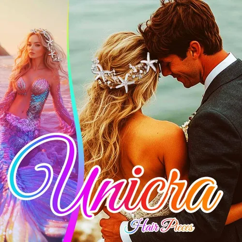 Vista 5 de Unicra Diadema de novia con estrella de mar, diadema de vid y perlas, accesorios para el cabello de boda en la playa, accesorios para el cabello