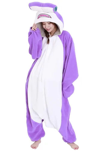 Vista 12 de Pijama Kigurumi de Tiburón Martillo para Adultos Multicolor
