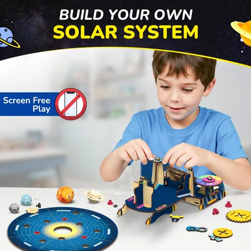 Vista 6 de Smartivity Kit de sistema solar DIY - Modelo planeta impulsado por